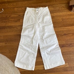 Everlane White Wide Leg Pants Jeans Denim Classic Style Size 2
